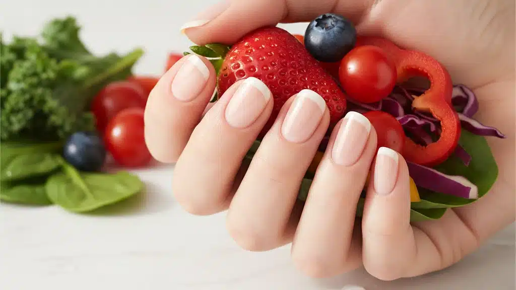 Alimentação e Nutrientes Essenciais para Unhas Saudáveis