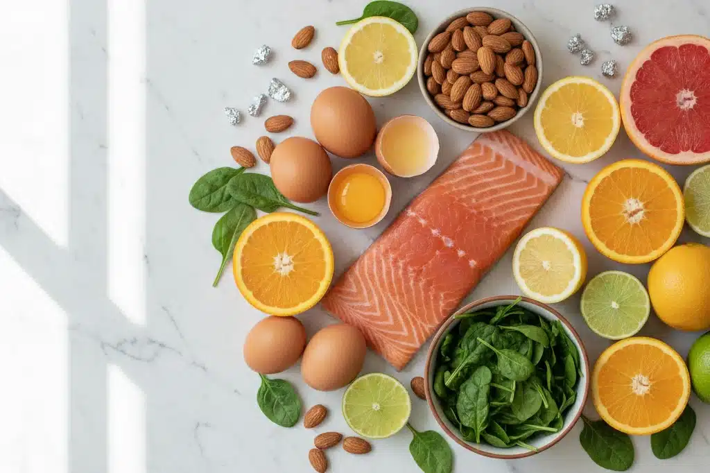 Alimentação e Nutrientes Essenciais para Unhas Saudáveis