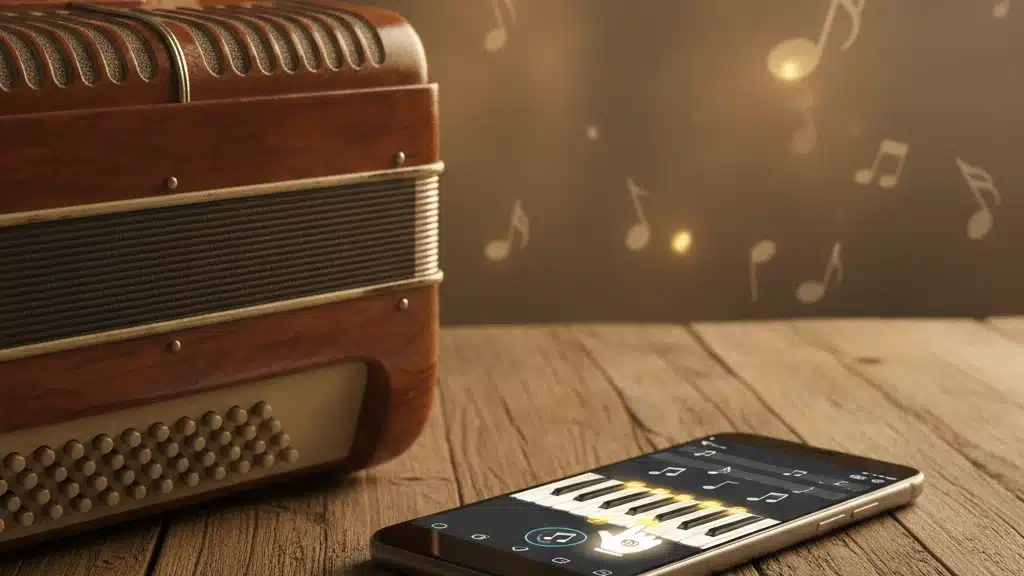 Baixe o App e Comece a Tocar Acordeon Grátis