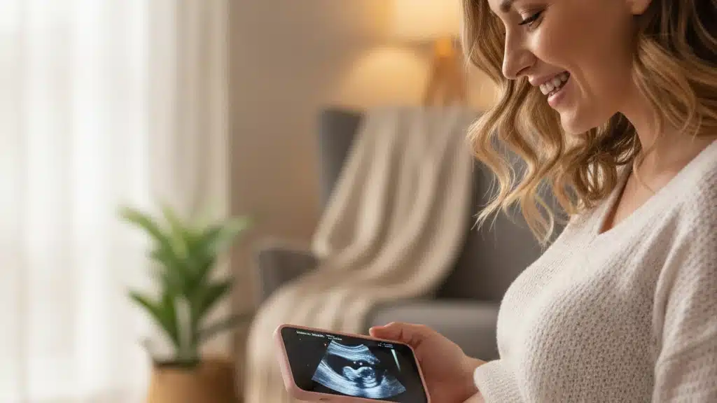 Baixe o App e Veja o Rosto do Seu Bebê Agora