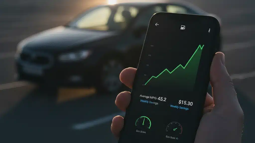 Baixe o App e Economize Combustível Todo Mês