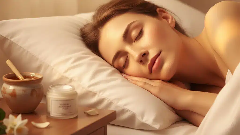Máscaras e Cremes Naturais para Dormir
