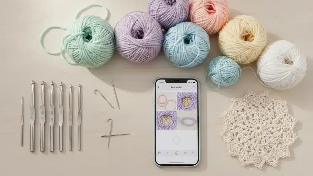 Melhores Apps Grátis para Aprender Crochê do Zero