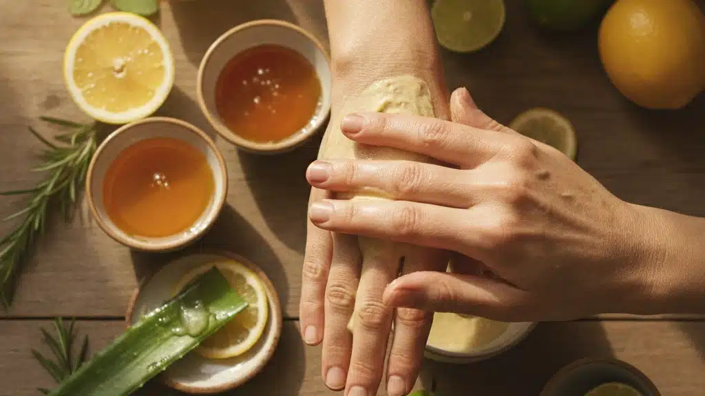 Receitas Naturais para Eliminar Manchas de Idade nas Mãos