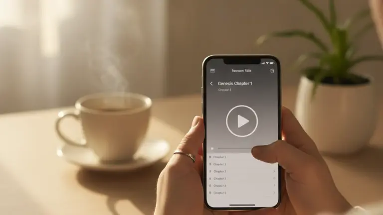 Baixe o App e Comece a Ouvir a Bíblia
