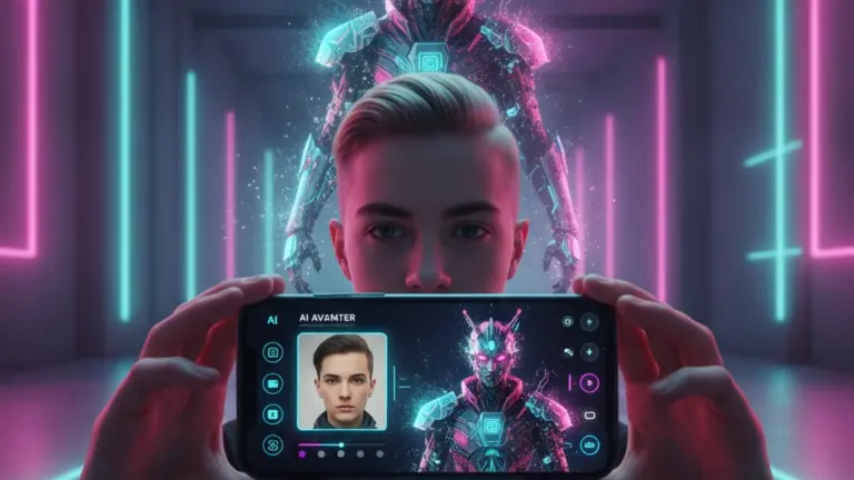 Baixe o App e Vire um Avatar de IA
