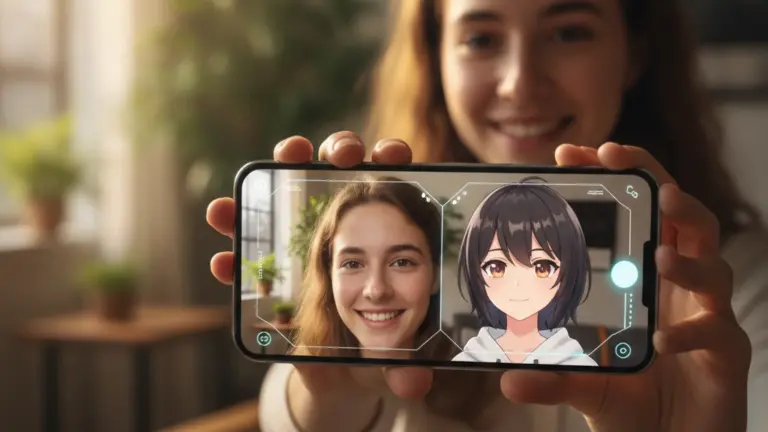 Baixe o App e Vire um Avatar de IA