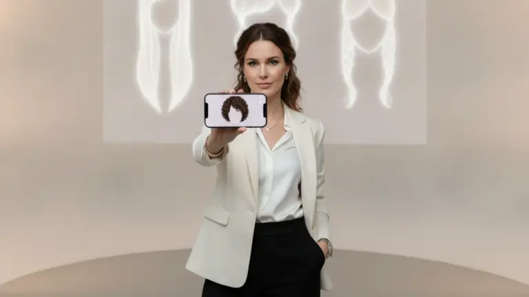 Baixe o App e Experimente Cortes de Cabelo