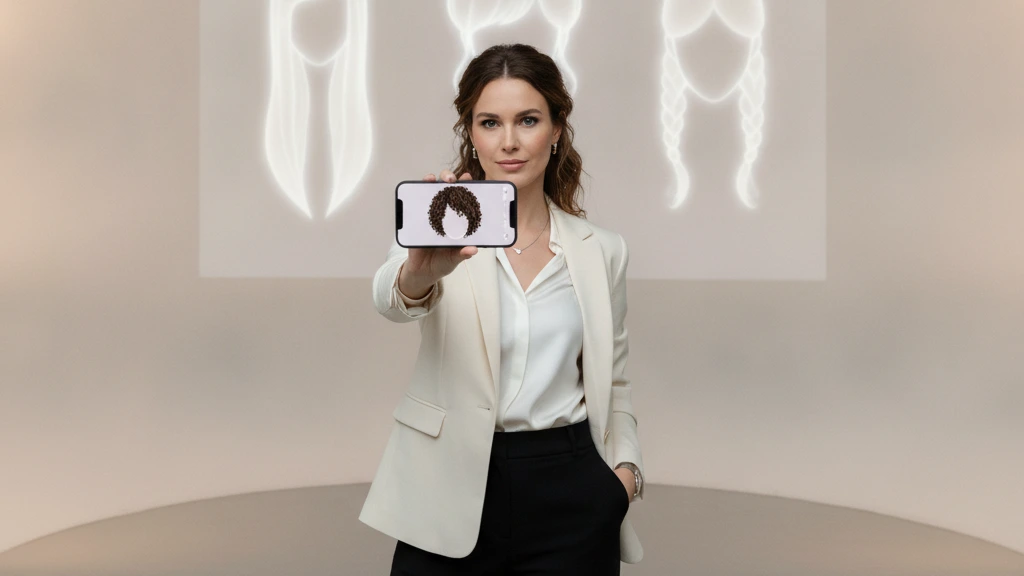 Baixe o App e Experimente Cortes de Cabelo